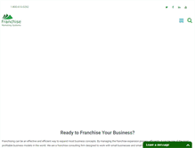 Tablet Screenshot of franchisemarketingsystems.com